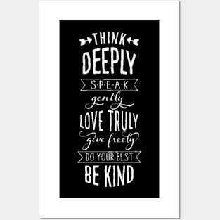 BE KIND Posters and Art